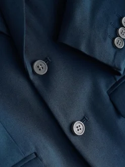 smALLSAINTS Navy Boys Slim Fit Moad Suit Jacket^BOY Occasionwear|Suits & Vest