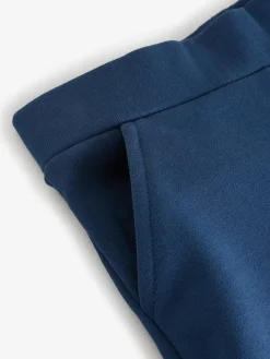 Clearance smALLSAINTS Navy Younger Boys Tierra 100% Cotton T-Shirt and Sweat Shorts Set