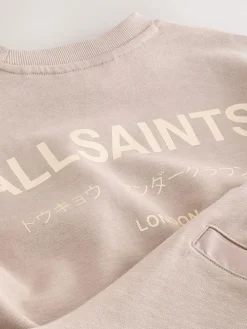 smALLSAINTS Pale Pink Underground Satin Panel Sweatshirt and Wide Leg Joggers Set^ Sweatshirts & Hoodies