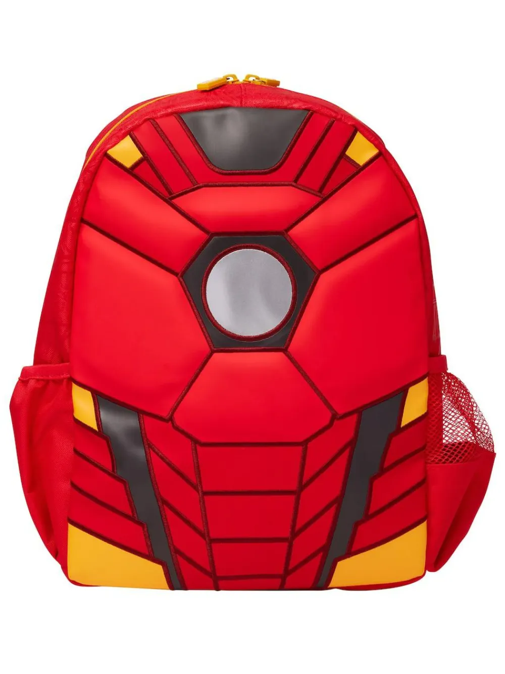 Smiggle Black Marvel Iron Man Junior Hoodie Backpack