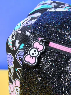 Online Smiggle Trailblazer Foldover Attach Backpack Black