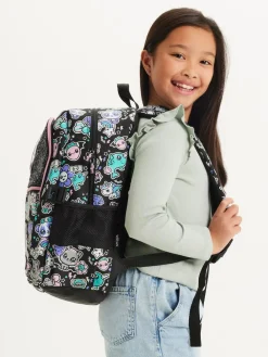 New Smiggle Black Trailblazer Classic Attach Backpack