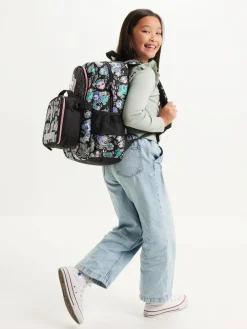 New Smiggle Black Trailblazer Classic Attach Backpack