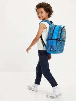 Outlet Smiggle Blue Eclipse Classic Attach Backpack