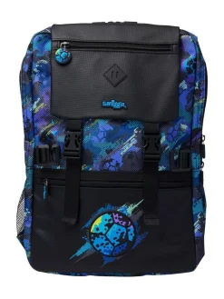 Sale Smiggle Trailblazer Foldover Attach Backpack Blue