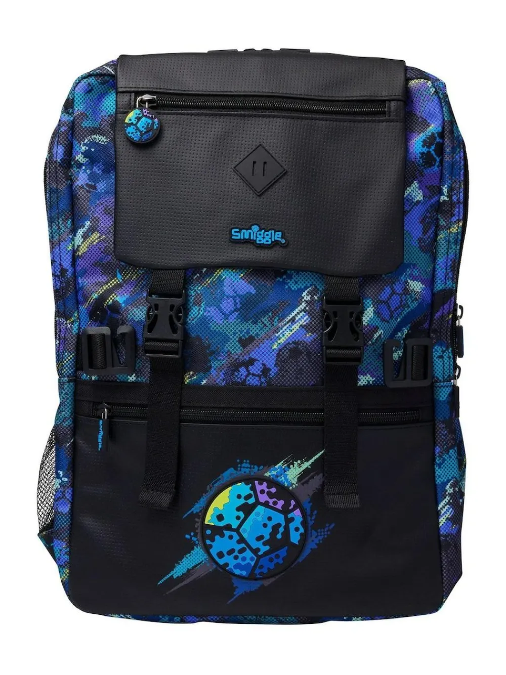 Sale Smiggle Trailblazer Foldover Attach Backpack Blue