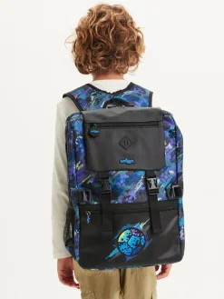 Sale Smiggle Trailblazer Foldover Attach Backpack Blue