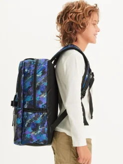 Sale Smiggle Trailblazer Foldover Attach Backpack Blue