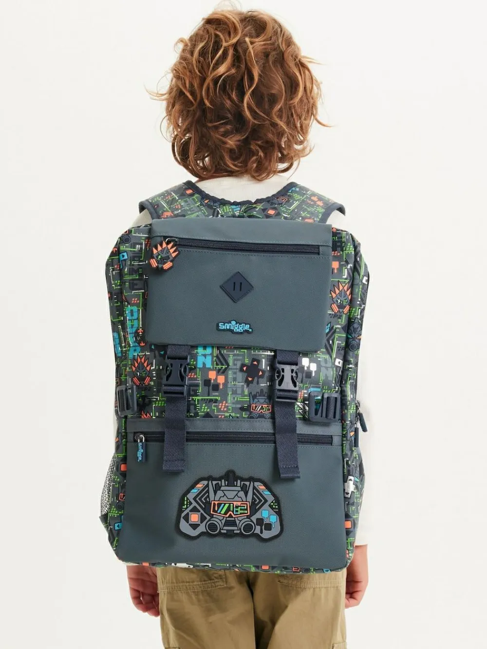 Smiggle Trailblazer Foldover Attach Backpack^ Bags