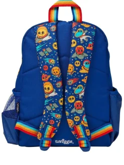 Hot Smiggle Ready Set Go Junior Character Backpack Navy Blue.