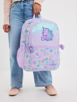 Smiggle Purple All Stars Classic Attach Backpack^BOY Bags|Bags
