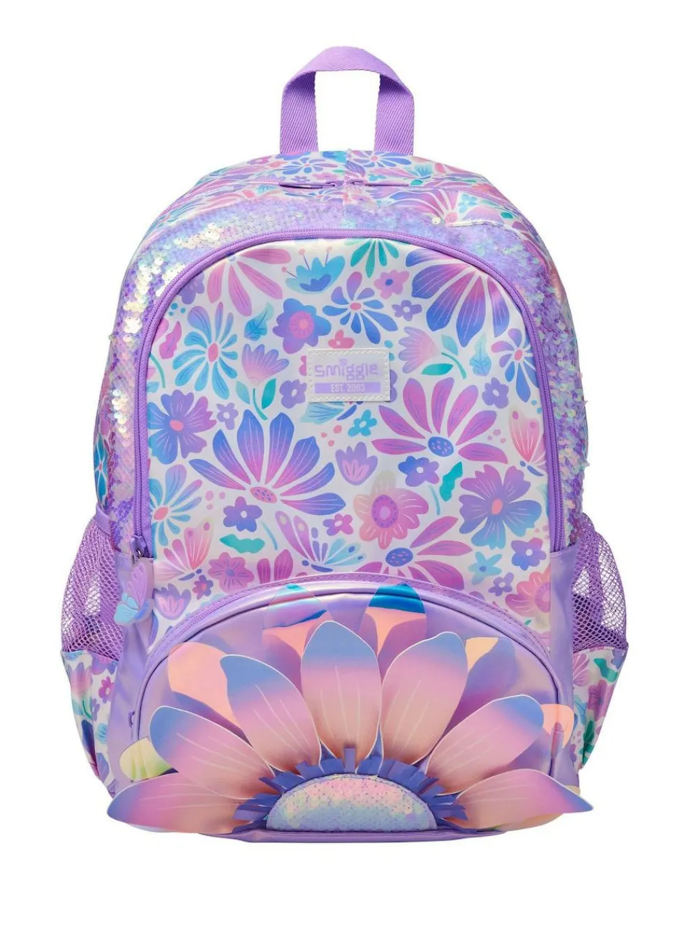 Smiggle Purple Bloom Classic Backpack^ Bags