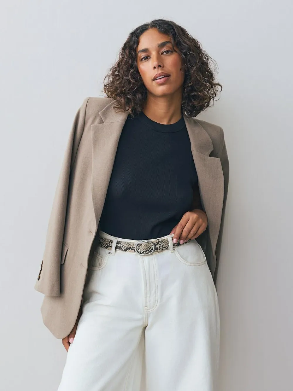 Next Snake Print Regular PU Belt^Women Belts