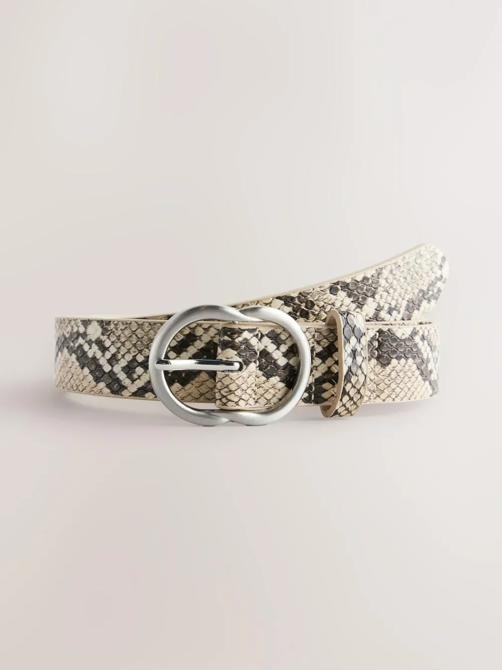 Next Snake Print Regular PU Belt^Women Belts