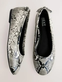 Next Standard/Wide Fit Ballerina Shoes Snake