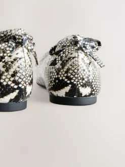 Next Standard/Wide Fit Ballerina Shoes Snake