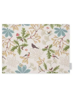 Sophie Allport Cream Orchard Birds Washable Placemats^ Branded Kitchenware|Table Linen, Placemats & Coasters