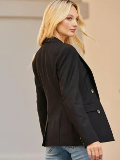 Hot Sosandar Black Fitted Blazer