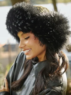 South Beach Faux Fur Ski Trapper Hat^Women Hats
