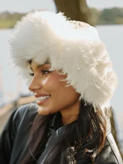 South Beach Faux Fur Ski Trapper Hat^Women Hats|Hats, Gloves & Scarves