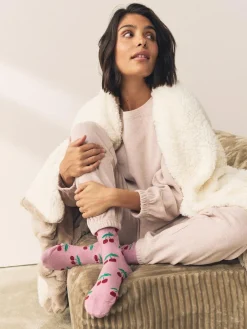 Best Next 1 Pack Ankle Socks in a Gift Box Sparkle Cherries