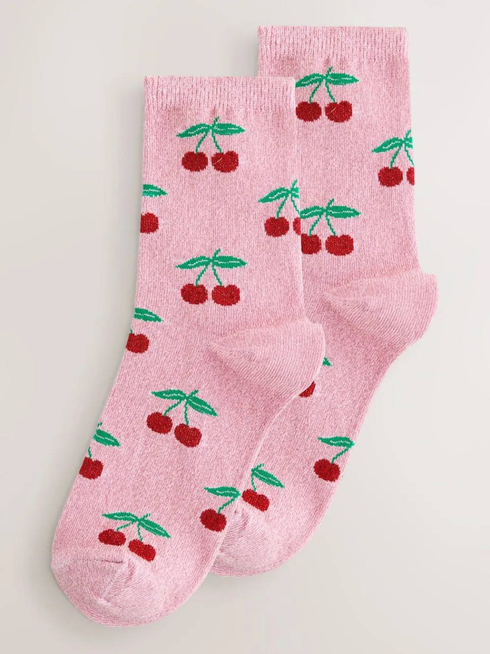 Best Next 1 Pack Ankle Socks in a Gift Box Sparkle Cherries