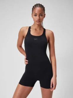 Speedo Black Endurance+ Legsuit Swimsuit^Women Swimwear|Sportswear