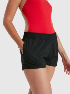 Hot Speedo Black Womens Essential Swim Shorts