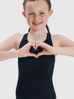 Hot Speedo Endurance+ Medalist Swimsuit Navy