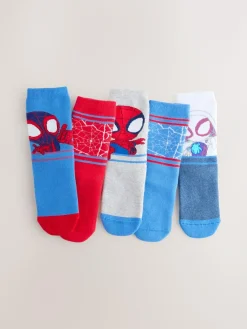 Discount Next Spidey And His Amazing Friends Character Cotton Rich Socks 5 Pack