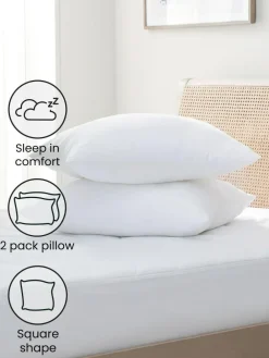 Hot Next Square Sleep In Comfort Pillows