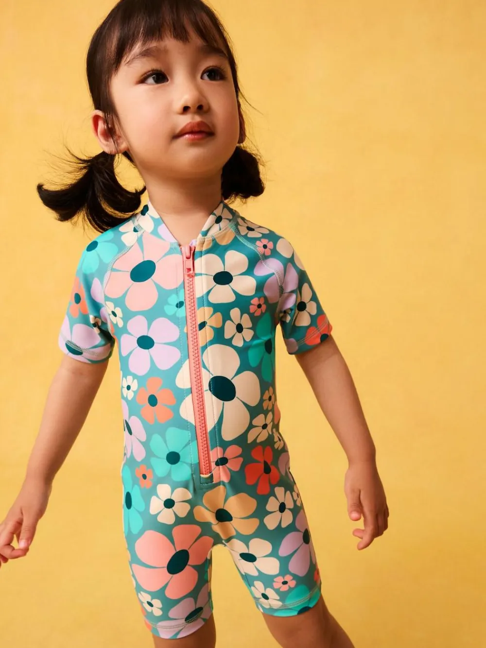 Next Stampy Floral Sunsafe Swimsuit (3mths-10yrs)^ Swimwear|Swimwear