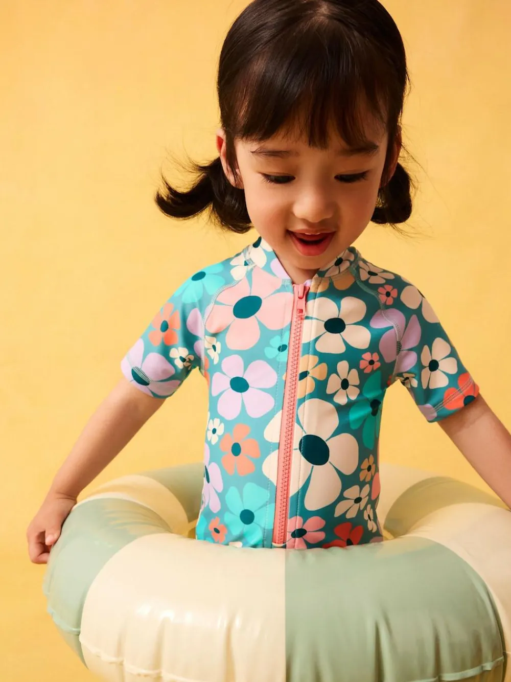 Next Stampy Floral Sunsafe Swimsuit (3mths-10yrs)^ Swimwear|Swimwear