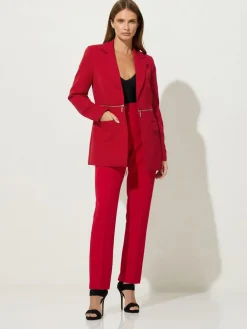 Star by Julien MacDonald Red Zip Waist 2 In 1 Jacket^Women Blazers