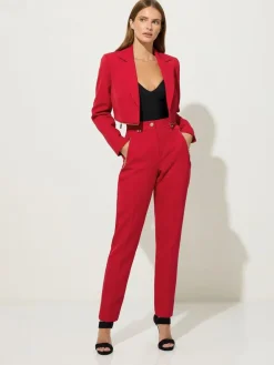 Star by Julien MacDonald Red Zip Waist 2 In 1 Jacket^Women Blazers