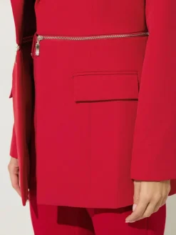 Star by Julien MacDonald Red Zip Waist 2 In 1 Jacket^Women Blazers