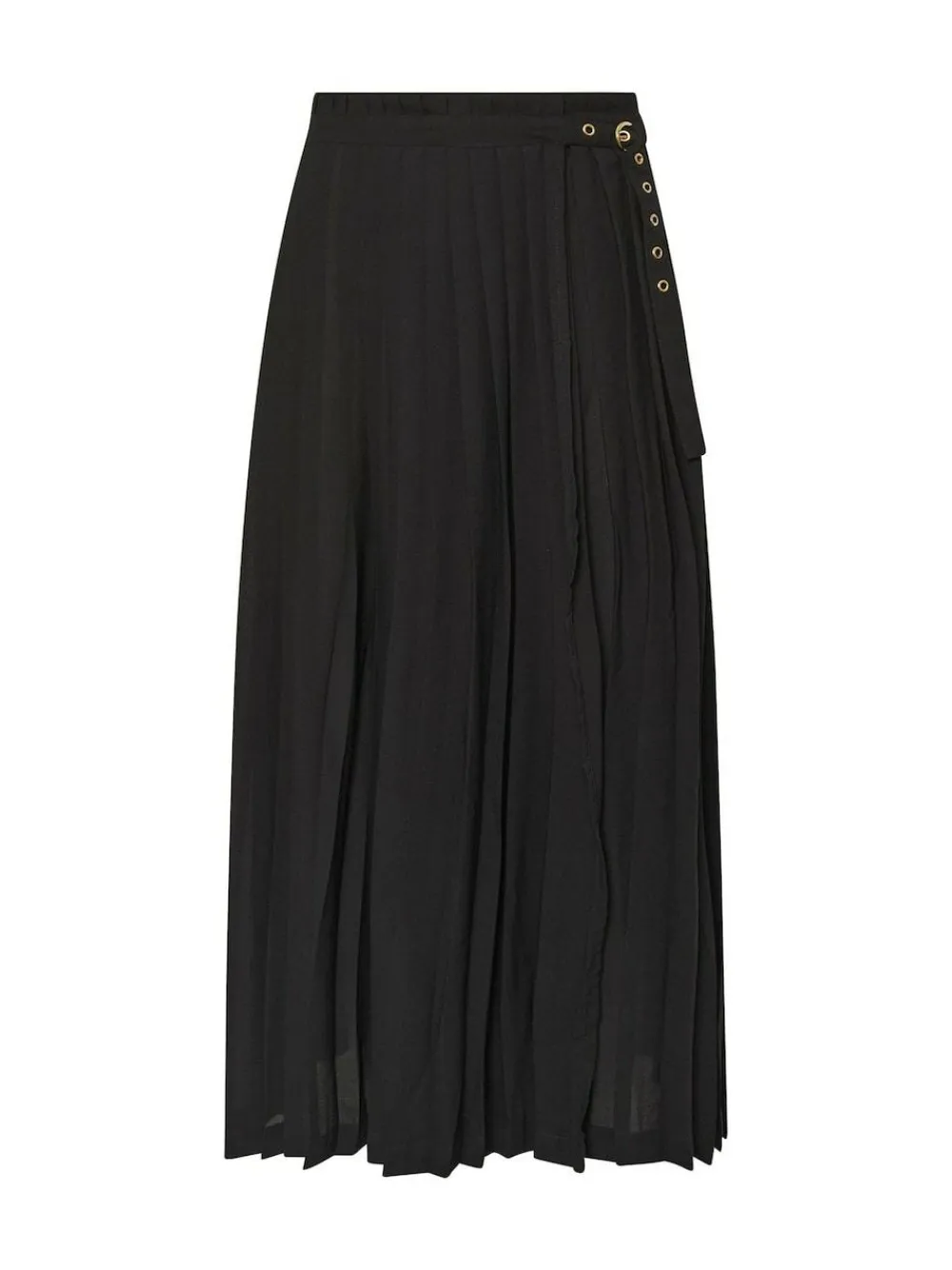 Sale Star by Julien MacDonald Black Pleated Maxi Skirt