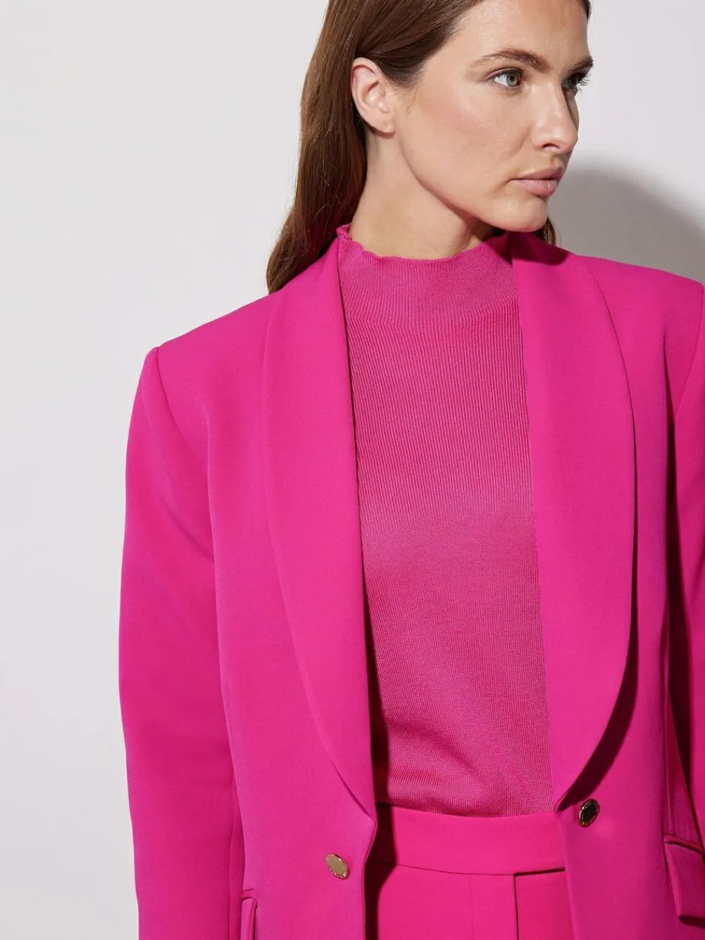 Star by Julien MacDonald Pink Button Detail Tailored Jacket^Women Blazers|Suits & Tailoring