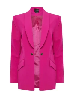 Star by Julien MacDonald Pink Button Detail Tailored Jacket^Women Blazers|Suits & Tailoring