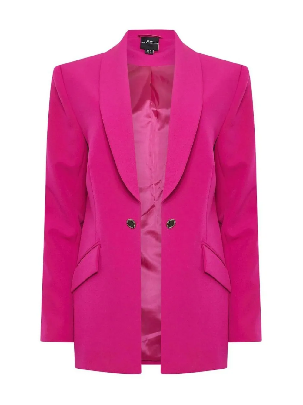 Star by Julien MacDonald Pink Button Detail Tailored Jacket^Women Blazers|Suits & Tailoring
