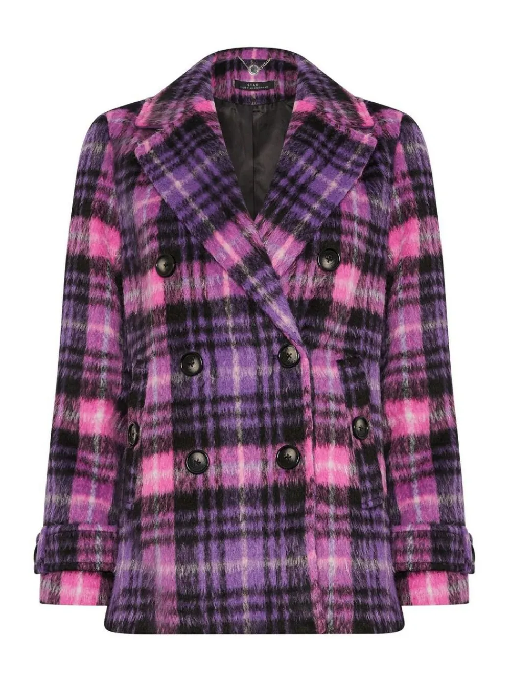 Star by Julien MacDonald Pea Coat Purple