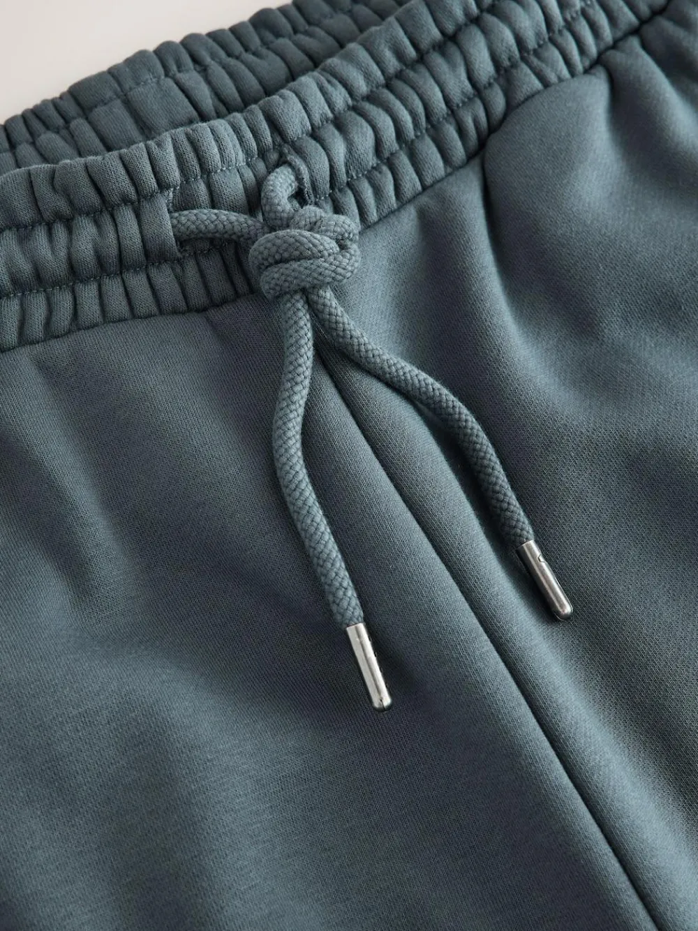 Next Steel Blue Straight Fit Relaxed Fit Brushback Heavyweight Joggers^ Joggers|Joggers