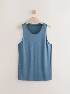 New Next Vest Active Gym Training Top Steel Blue