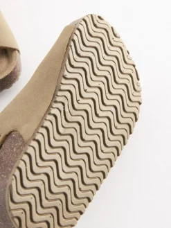 Next Standard Fit (F) Double Buckle Cushioned Footbed Sandals^ Boots