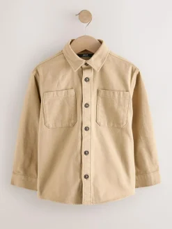Next Brushed Overshirt (3-16yrs)^BOY Coats & Jackets|Snowsuits & Coats