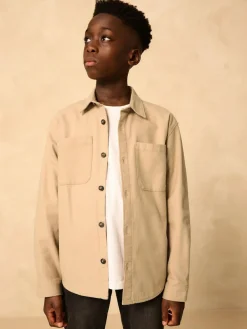 Next Brushed Overshirt (3-16yrs)^BOY Coats & Jackets|Snowsuits & Coats