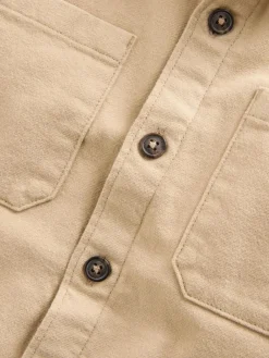 Next Brushed Overshirt (3-16yrs)^BOY Coats & Jackets|Snowsuits & Coats