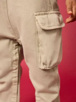 Next Stone Cargo 100% Cotton Dungarees (3mths-7yrs)^BOY Dungarees