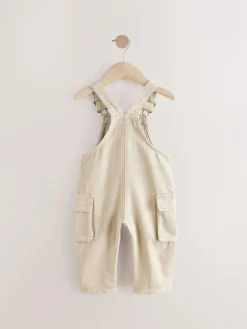 Next Stone Cargo 100% Cotton Dungarees (3mths-7yrs)^BOY Dungarees