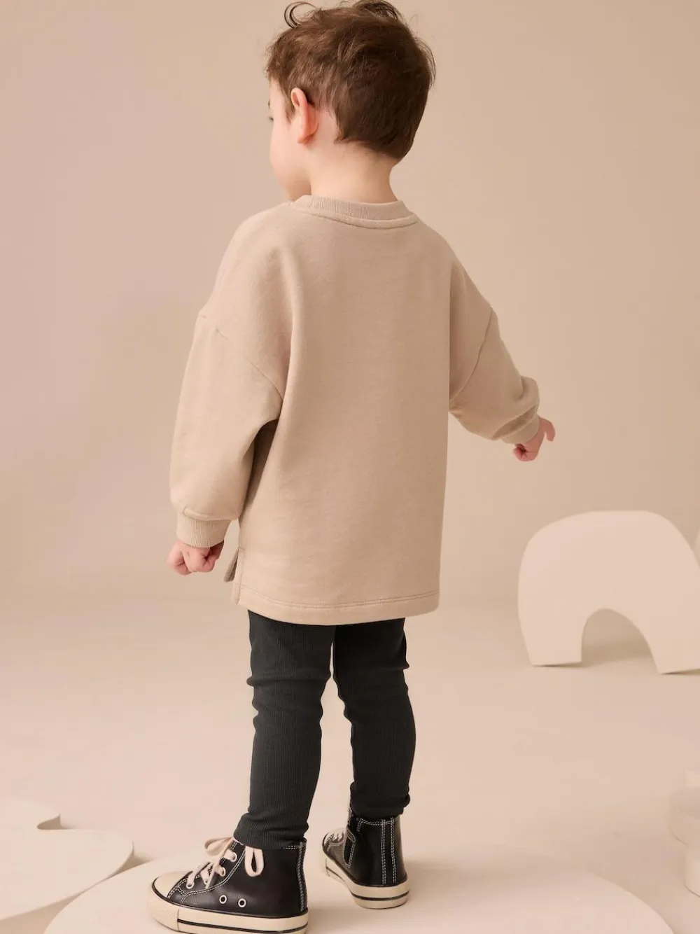 Outlet Next Long Sleeve Top and Leggings Set (3mths-7yrs) Stone